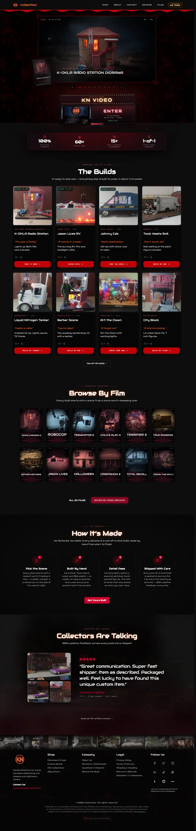 KollectNoir website